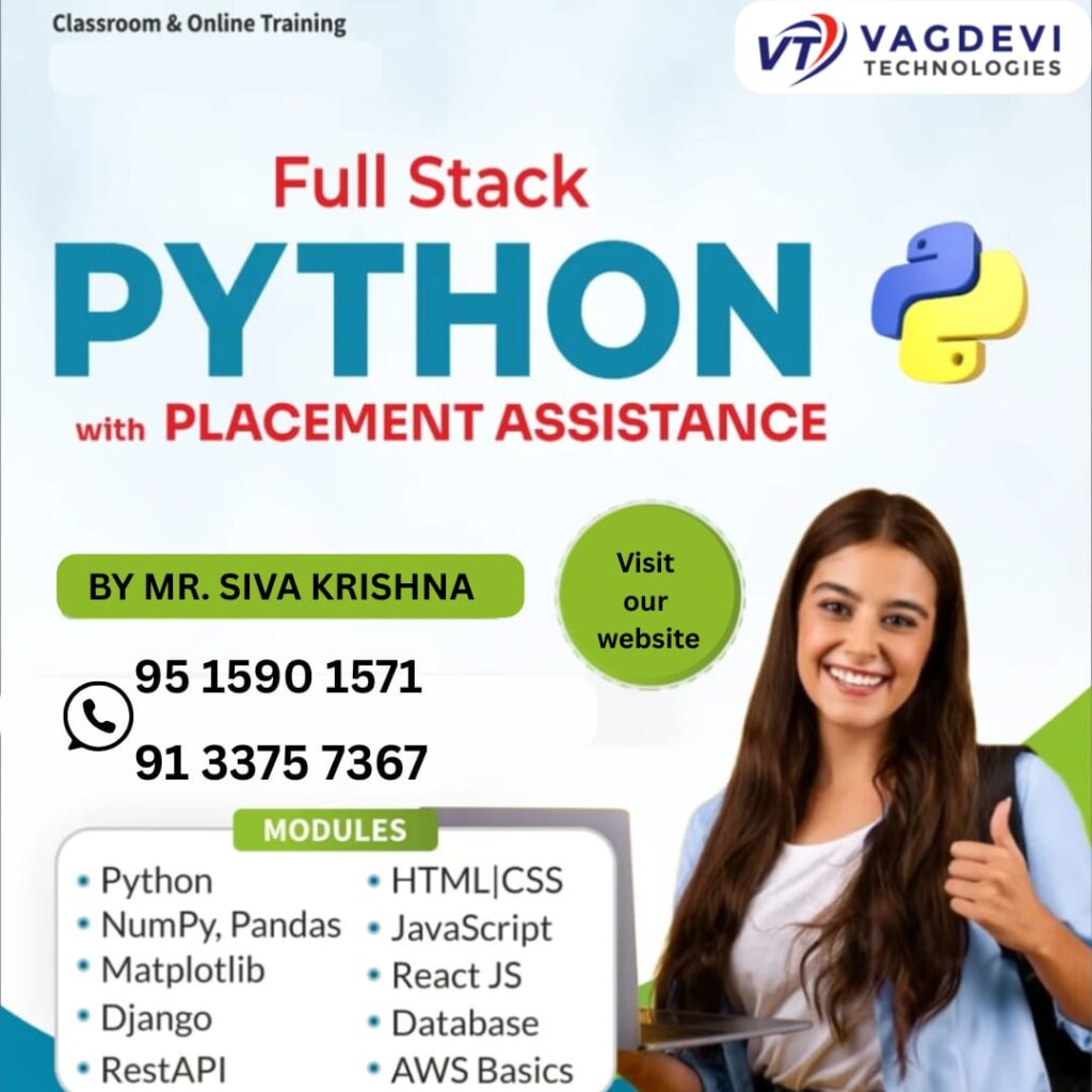 python full stack training in ameerpet