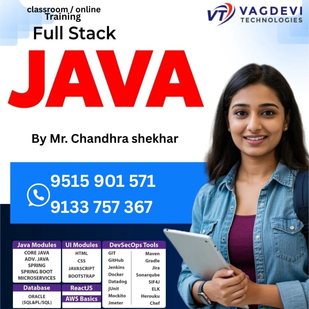 online java full stack training