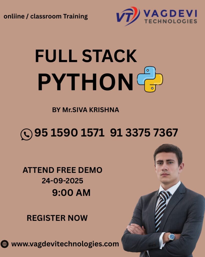 python full stack training in ameerpet