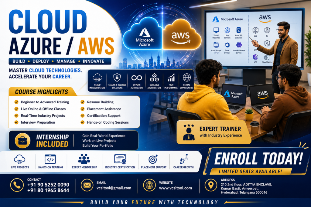 Cloud Azure / AWS Training in Amaravathi