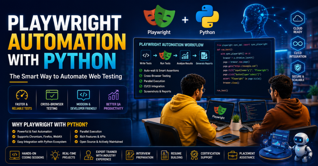 Master Playwright Automation with Python and Build a Successful QA Career